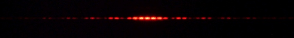 Diffraction pattern from two slits